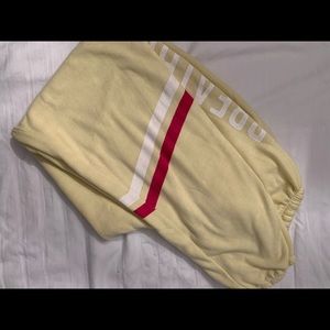 Spiritual Gangster Pants & Jumpsuits - Light yellow sweatpants Spiritual Gangster Pants & Jumpsuits - Light yellow sweatpants